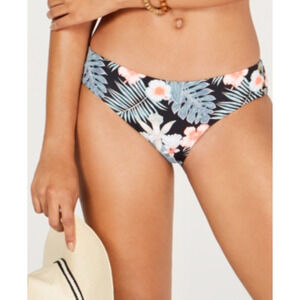 Roxy Juniors Printed Lace Up Bikini Swim Bottom Multi Size L